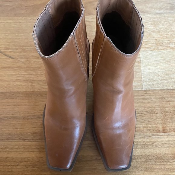 Vince Camuto Tan Ankle Boots - Picture 6 of 9